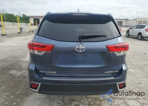 2018 Toyota Highlander Limited from USA, damaged, VIN 5TDDZRFH5JS488966